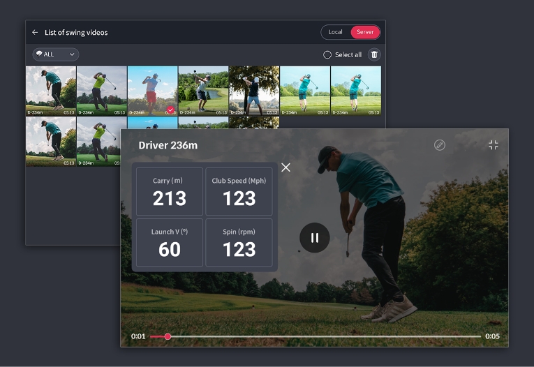 Record Swing Video